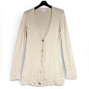 Lilly Pulitzer Lightweight Knit Cardigan Size Large